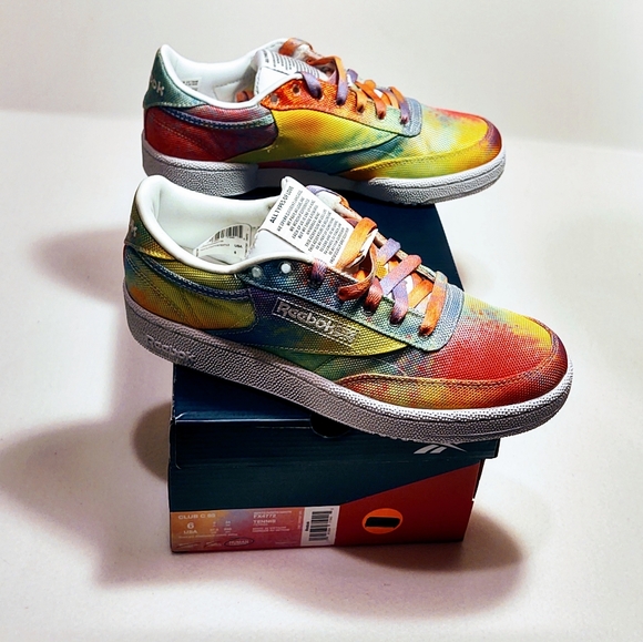 Reebok Club C 85 Pride Multi Color (FX4772) Size 6 - Picture 12 of 15